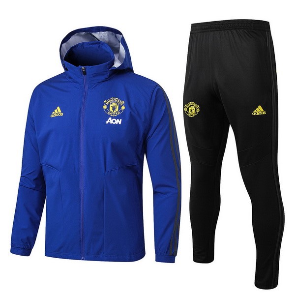 Rompevientos Manchester United Conjunto Completo 2019/20 Azul Negro